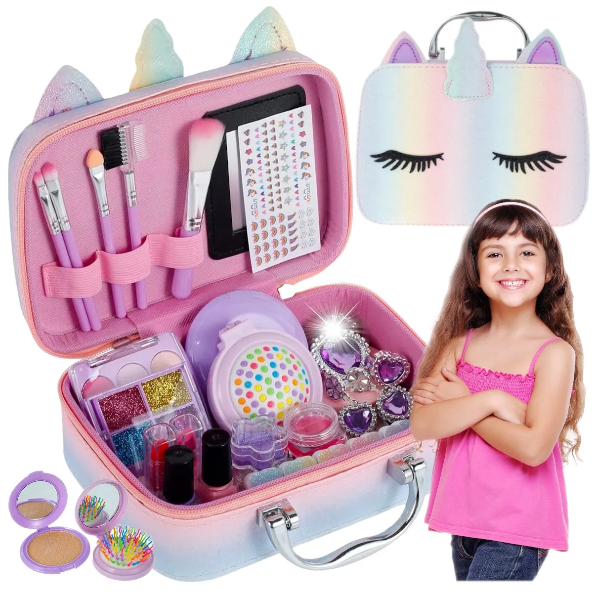 KOZMETICKÝ BOX PRE DETI TAŠKA NA MAKEUP KIT